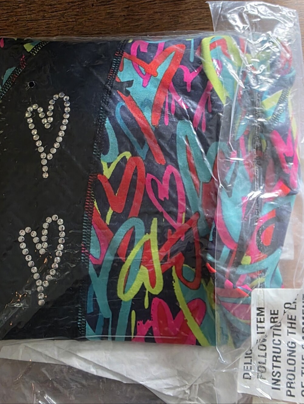 Zumba Swarovski Leggings Sz L